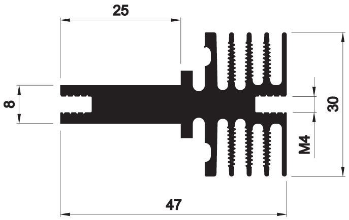 Clip system L47 30 Product Drawing