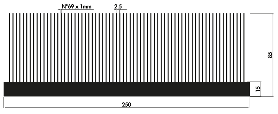 Profilmecc PM250 85 Product Drawing