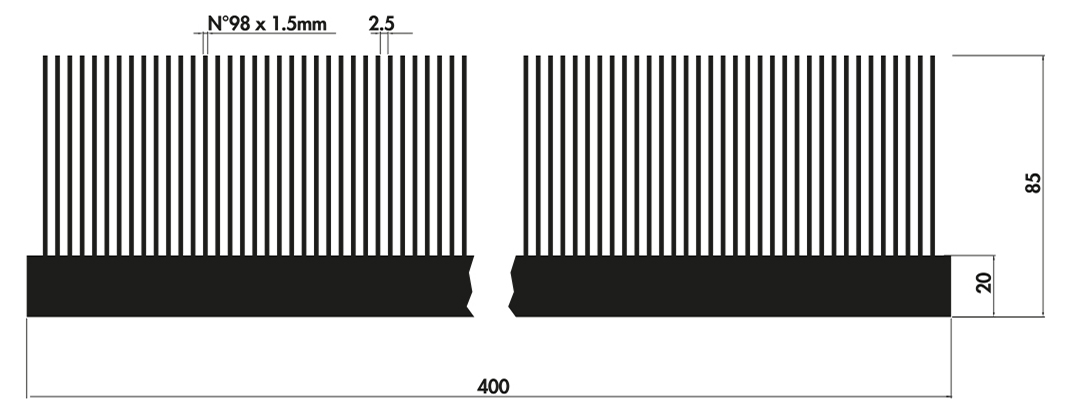 Profilmecc PM400 85 Product Drawing