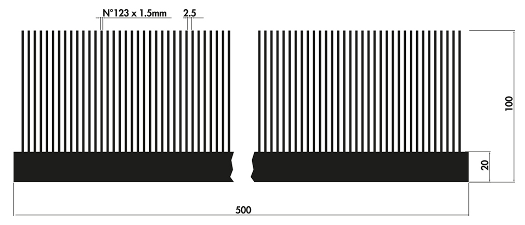 Profilmecc PM500 100 Product Drawing