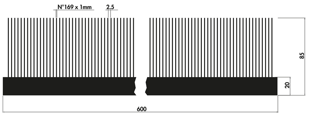 Profilmecc PM600 85 Product Drawing