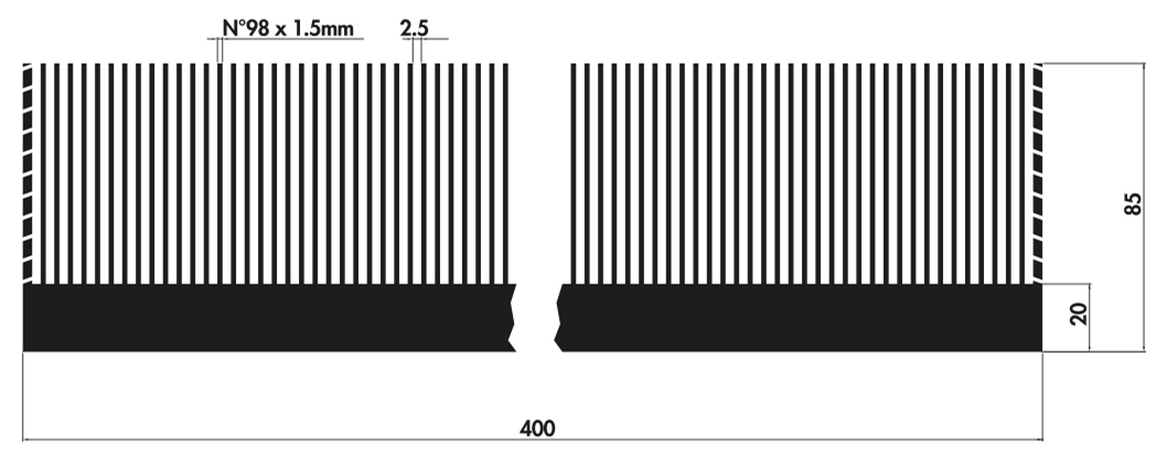 Profilmeccplus PM Plus 400 85 Product Drawing